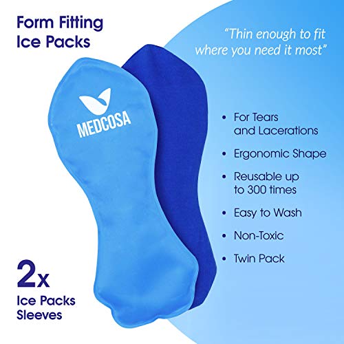 Medcosa Female Ice Pack and Perineal Bottle Set | Reusable Perineal Cold Packs & Portable Bidet Spray BottleMedcosa Female Ice Pack and Perineal Bottle Set | Reusable Perineal Cold Packs & Portable Bidet Spray Bottle